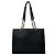 Borsa a spalla Chanel in pelle Caviar Nero - vista 3