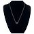Collana Christian Dior Vintage CD Logo Argento - vista 2