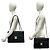 Chanel Matelassé Coco Mark Lammleder 2-Way Shoulder/Tote Bag Schwarz - Ansicht 2