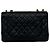 Chanel Matelassé Coco Mark Lammleder 2-Way Shoulder/Tote Bag Schwarz - Ansicht 3