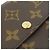 Louis Vuitton Monogram Portefeuille Sarah M61734 Wallet Marrone - vista 4