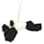 Hermès Hermes Buddy Accessory Bag Charm Nero Bianco  - vista 2