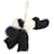 Hermès Hermes Buddy Accessory Bag Charm Nero Bianco  - vista 3