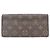 Louis Vuitton Monogram Portefeuille Sarah Wallet Marrone Fuschia - vista 2