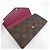 Louis Vuitton Monogram Portefeuille Sarah Wallet Marrone Fuschia - vista 6