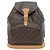 Zaino Louis Vuitton Monogram Montsouris GM Marrone