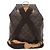 Zaino Louis Vuitton Monogram Montsouris GM Marrone - vista 2