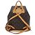 Zaino Louis Vuitton Monogram Montsouris M43431 Marrone - vista 2