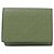 Portafoglio tri-fold Loewe in vitello verde