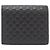 Cartera tríptico Gucci en piel Micro GG negra Negro - vista 2