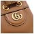 Borsa a mano Gucci DIANA in pelle marrone - vista 4