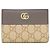 Cartera bi-fold Gucci GG Marmont Castaño Arena