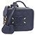 Borsa Chanel 93342 Blu Navy Pelle di Vitello Grena