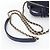 Borsa Chanel 93342 Blu Navy Pelle di Vitello Grena - vista 5