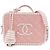 Borsa Chanel 93343 Rosa e Bianca in Pelle di Vitello Bianco