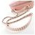 Borsa Chanel 93343 Rosa e Bianca in Pelle di Vitello Bianco - vista 8