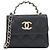 Borsa Chanel AP4982 in pelle di vitello grana nera Nero