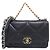 Portafoglio a catena Chanel 19 Line AP3267 Nero