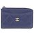 Tarjetero Chanel Timeless Classic Navy Azul marino