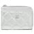 Tarjetero Chanel Timeless Classic Line Plata