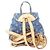 Zaino Louis Vuitton LV Remix Denim Blu - vista 2