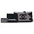 Chanel Boy Brick Horizontal Flap in vernice nera e acrilico a righe Rosa - vista 6