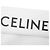 16 Céline Celine Borsa a tracolla Triangle in pelle di vitello liscia bianca con logo Bianco - vista 5