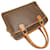 Céline Borsa Celine Brown Macadam Coated Canvas Marrone - vista 3