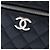 Chanel Vanity con manico e catena in pelle Caviar matelassé nera CC Nero - vista 5