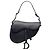 Borsa Saddle Dior in vitello ultra opaco blu Blu scuro