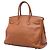 Hermès Brown Tadelakt Birkin Retourne 35 Marrom - vista 2