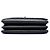 Chanel Black Jumbo Quilted Lambskin 3 Compartment Flap Preto - vista 3