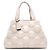 Gucci Large GG Matelassé Tote aus weißem Kalbsleder