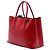 Prada Rote Medium Saffiano Vernice Double Satchel Tasche - Ansicht 2