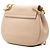 Chloé Mini Borsa a Tracolla Drew in Pelle di Agnello Grana Beige - vista 2