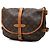 Louis Vuitton Brown Monogram Saumur 25 Marrone - vista 2