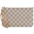 Pouch Louis Vuitton White Damier Azur Neverfull MM Bianco