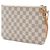 Pouch Louis Vuitton White Damier Azur Neverfull MM Bianco - vista 2