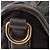 Borsa Satchel Prada in Tessuto Canapa Nera con Logo Nero - vista 10