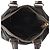 Borsa Satchel Prada in Tessuto Canapa Nera con Logo Nero - vista 6