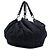 Borsa Tote Chanel Blue Extra Large Quilted Denim Stretch Spirit Blu navy - vista 2