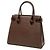 Borsa a mano Burberry in pelle marrone Marrone scuro - vista 2