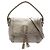 Borsa Satchel Bella con patta in vitello dorato Gucci D'oro