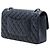 Chanel Purple Medium Classic Caviar Double Flap Porpora - vista 2