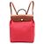 Zaino Hermès Red Toile Herbag A Dos Zip Retourne Rosso