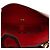 Mini Bolsa Saddle D Bee em couro vermelho Dior Bordeaux - vista 4