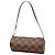 Louis Vuitton Brown Damier Ebene Papillon Pochette Marrone - vista 2