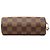 Louis Vuitton Brown Damier Ebene Papillon Pochette Marrone - vista 3