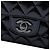 Chanel Black Medium Classic Shiny Crumpled Calfskin So Black Double Flap - view 5