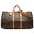 Louis Vuitton Brown Monogram Keepall Bandouliere 55 Marrone